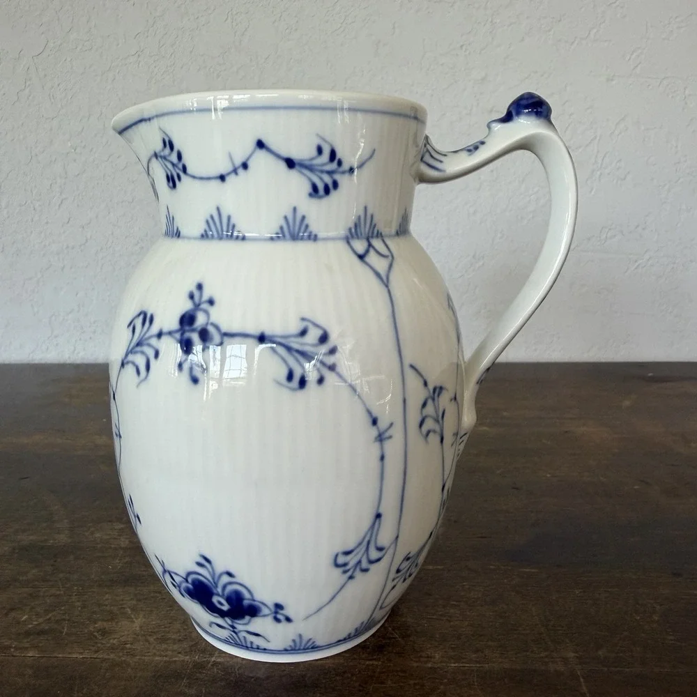 Royal Copenhagen Blue Fluted Plain No 450 Milk Jug Pitcher Factory 1st Quality‎